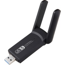 Hobimtek Dual Band USB 3.0 Adaptör Kablosuz Wifi Alıcı AC1300 Wireless Adaptör 2,4g 5g USB 3.0