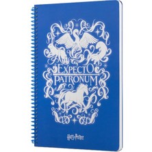 Mabbels Harry Potter Expecto Spiralli Defter Mavi