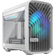 Fractal Design Torrent Nano Beyaz Rgb Temper Camlı Oyuncu Bilgisayar Kasası (FD-C-TOR1N-05)