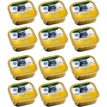 Plaisir Pate Hindili Kedi Yaş Konserve Maması 100 gr 12 Adet