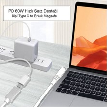 Bastore Type C Dişi To Magsafe 1 L Tip 60W Macbook Pro Macbook Air Uyumlu Çevirici Kablo 25CM