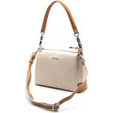 Silver Polo Kadın Çapraz Çanta Bej - A.taba NV910