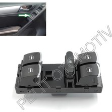 Pelit Otomotiv Tiguan (2008-2018) Sol Dörtlü Cam Açma Düğmesi 5K4959857A