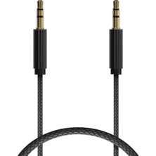 Deji Aux To Aux 3.5mm Ses Kablosu Örgülü 1.2m