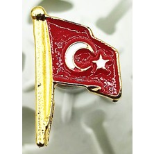 Adamarsshop Metal Rozet - Bayrak Rozet