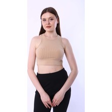 CHEISU Kadın Crop Sand Raporlu Kaşkorse