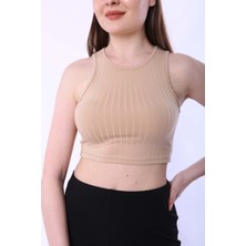 CHEISU Kadın Crop Sand Raporlu Kaşkorse