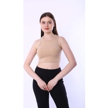 CHEISU Kadın Crop Sand Raporlu Kaşkorse