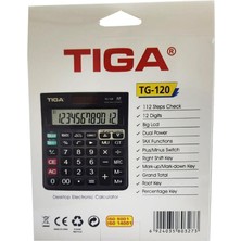 Tiga TG-120 12 Hane Masaüstü Hesap Makinesi