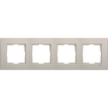 Viko Novella Eloxal Bronz Metal Dörtlü Çerçeve - 92192304