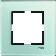 Viko Novella Cam Düz Açık Yeşil Tekli Çerçeve - 92192251