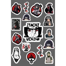 Itachi Laptop Telefon Sticker Seti (16 Adet)