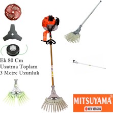 Mitsuyama Japon Yan Tırpan + Zeytin, Fındık, Ceviz Hasat Makinesi 4.2kw 5.7hp