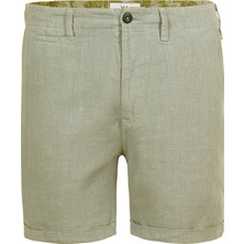 Mr. Mood Normal Bel Standart Açık Haki Erkek Bermuda Şort Mr Tanger Shorts