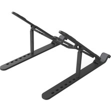 Orıco Katlanabilir 7 Kademeli Notebook Laptop Standı Siyah