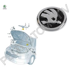 Pelit Otomotiv Fabıa (2011-2015) Ön Panjur Arması Amblem 5J0853621