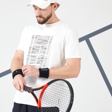 Decathlon ARTENGO Erkek Tenis Tişörtü - Kırık Beyaz - TTS Soft