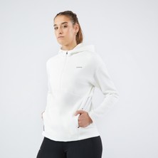 Decathlon ARTENGO Kadın Tenis Sweatshirtü - Kırık Beyaz - Dry 900