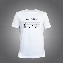 World's Best Beyaz T-Shirt