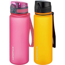 Uzspace 2'li Tritan Matara Seti 500 ml 14 Farklı Renk Seçeneği Fiftyfifty