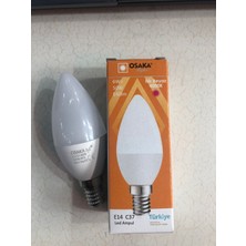 Osaka 5 Adet Osaka LED Mum Ampül E14 6W=50W 540 Lümen 4000 Kelvin Ilık Beyaz LED 014