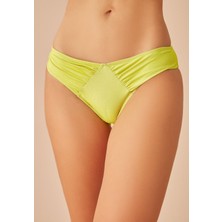 Suwen Ön Detaylı Parlak Bikini Alt