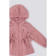 U.S. Polo Assn. Pembe Kız Bebek Yağmurluk