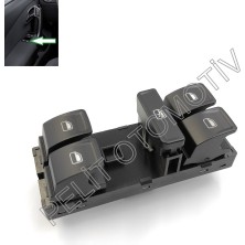 Pelit Otomotiv Polo (2015-2018) Sol Dörtlü Cam Açma Düğmesi 6C0959857