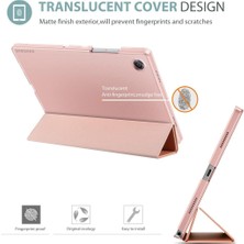 MobaxAksesuar Samsung Galaxy Tab A7 Lite T220 T225 T227 Kılıf New Pu Deri Smart Standlı Case