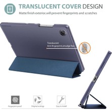 MobaxAksesuar Samsung Galaxy Tab A7 Lite T220 T225 T227 Kılıf New Pu Deri Smart Standlı Case