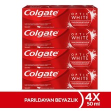 Colgate Optic White Parıldayan Beyazlık Diş Macunu 4 x 50 ml