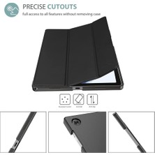 MobaxAksesuar Samsung Galaxy Tab A7 Lite T220 T225 T227 Kılıf New Pu Deri Smart Standlı Case