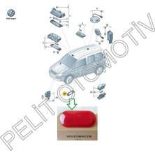 Pelit Otomotiv Polo (2002-2010 Kapı Reflektörü 6Q0947419