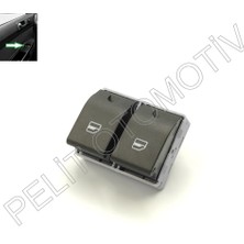 Pelit Otomotiv Polo Polo (2002-2010) Sol Ikili Arka Cam Açma Düğmesi 6Q0959858A