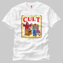 Built By Crazy Lets Start A Cult Unisex Tişört