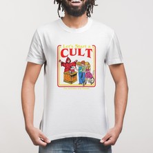 Built By Crazy Lets Start A Cult Unisex Tişört