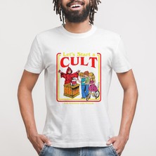 Built By Crazy Lets Start A Cult Unisex Tişört