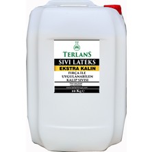 Terlans Ekstra Kalın Sıvı Lateks 10 kg Fırça ile Sürülebilir Kalıp Sıvısı Thick Liquid Latex