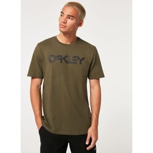 Oakley Bisiklet Yaka Baskılı Yeşil - Siyah Erkek T-Shirt FOA404011 Mark Iı Tee 2.0