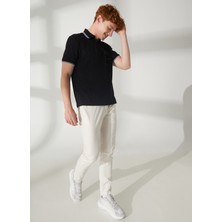 Gmg Fırenze Polo Yaka Siyah Erkek T-Shirt GU23MSS03041