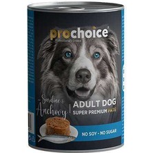 Pro Choice Adult Sardunya ve Hamsili Yetişkin Köpek Konservesi 400 gr