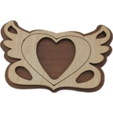 Özcan Tasarım Ahşap Melek Magnet - Fotograflı Ahşap Magnet ( 10 Adet )