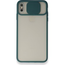 Plus iPhone Xs Max ile Uyumlu Sürgülü Kılıf