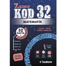 Tudem Yayınları  7. Sınıf Kod 32 Matematik Alıştırmalı Soru Bankası