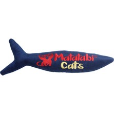 Matatabi Cats Jr.fish Sesli, Peluş Kedi Oyuncağı 20 cm Matatabi Içerikli (Kedi Nanesi/otu Içermez)