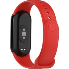 NovStrap Xiaomi Mi Band 8 Mi Band 9 ile Uyumlu Kordon Klasik Jel Silikon Miband 8 9 Kordon Kayış