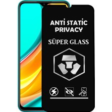 CaseArt Xiaomi Redmi 9 Tam Kaplayan Anti Statik Hayalet Süper Cam Ekran Koruyucu