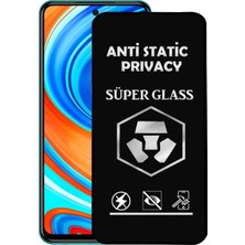CaseArt Xiaomi Redmi Note 9 Pro Tam Kaplayan Anti Statik Hayalet Süper Cam Ekran Koruyucu