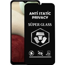CaseArt Samsung Galaxy A12 Tam Kaplayan Anti Statik Hayalet Süper Cam Ekran Koruyucu