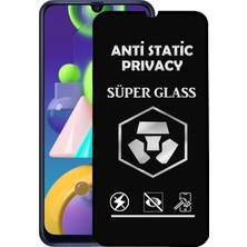 CaseArt Samsung Galaxy M21 Tam Kaplayan Anti Statik Hayalet Süper Cam Ekran Koruyucu